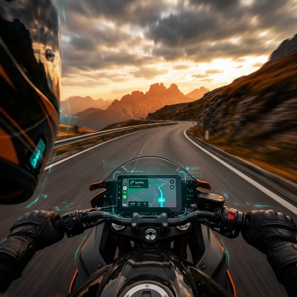 Écran CarPlay Moto LIBRAMOTO - GPS Navigation Moto